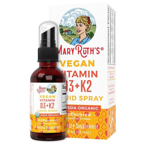 Witamina D3 + K2 MaryRuth Organics Vegan Vitamin D3 + K2 30 ml - Sklep Witaminki.pl
