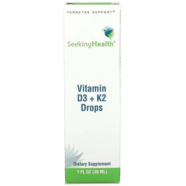 Witamina D3 + K2 Seeking Health Vitamin D3 + K2 Drops 30 ml - Sklep Witaminki.pl