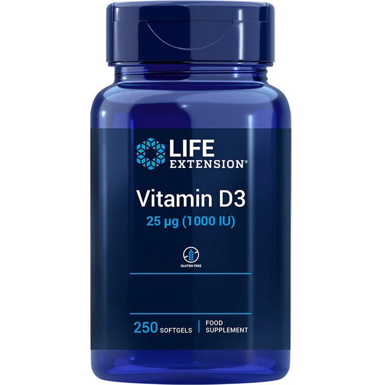 Witamina D3 Life Extension Vitamin D3 1000 IU EU 250 caps - Sklep Witaminki.pl