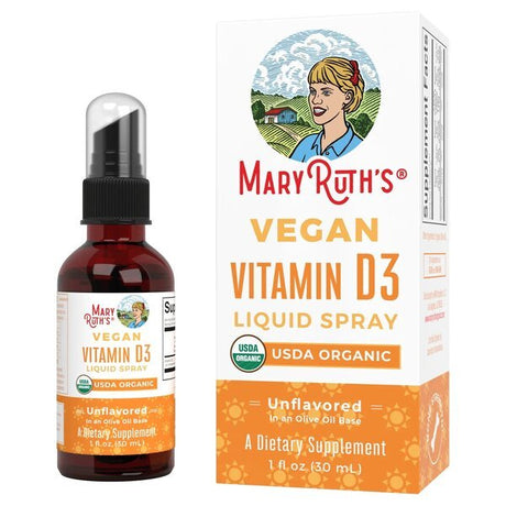 Witamina D3 MaryRuth Organics Vegan Vitamin D3 Liquid Spray 30 ml - Sklep Witaminki.pl