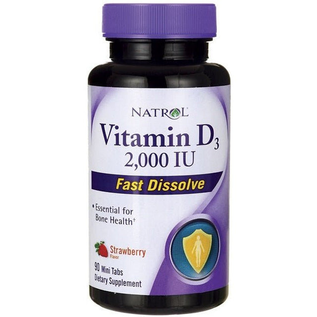 Witamina D3 Natrol Vitamin D3 Fast Dissolve 2000 IU 90 tabs - Sklep Witaminki.pl