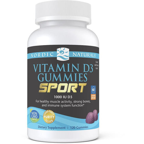 Witamina D3 Nordic Naturals Vitamin D3 Gummies Sport 120 gummies Owoce Leśne - Sklep Witaminki.pl