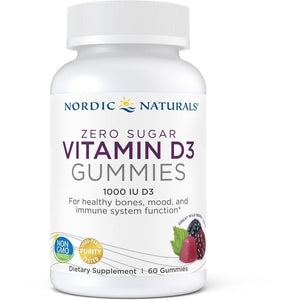 Witamina D3 Nordic Naturals Zero Sugar Vitamin D3 Gummies 60 gummies Jeżyna - Sklep Witaminki.pl