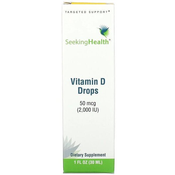 Witamina D3 Seeking Health Vitamin D Drops 50mcg 30 ml - Sklep Witaminki.pl