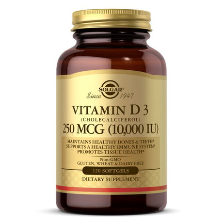 Witamina D3 Solgar Vitamin D3 10000 IU 120 softgels - Sklep Witaminki.pl