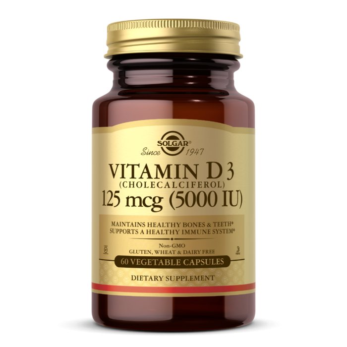 Witamina D3 Solgar Vitamin D3 5000 IU Capsules 60 vcaps - Sklep Witaminki.pl