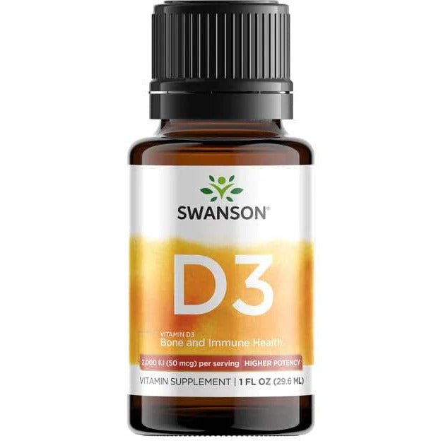 Witamina D3 Swanson Vitamin D3 2000 IU Liquid 29 ml - Sklep Witaminki.pl