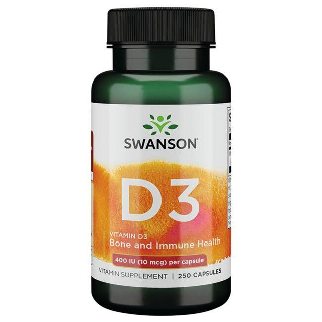 Witamina D3 Swanson Vitamin D3 400 IU 250 caps - Sklep Witaminki.pl