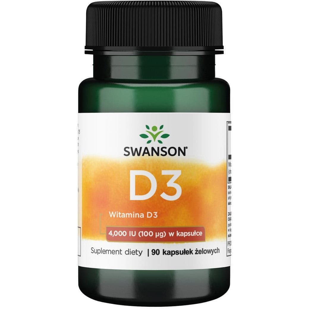 Witamina D3 Swanson Vitamin D3 4000 IU 90 caps - Sklep Witaminki.pl