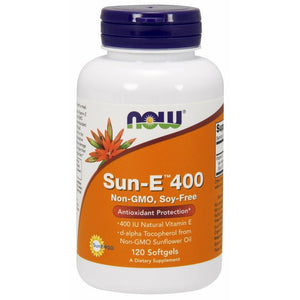 Witamina E NOW Foods Sun-E 400 IU 120 softgels - Sklep Witaminki.pl