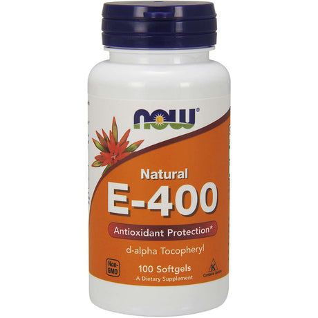 Witamina E NOW Foods Vitamin E-400 100 softgels - Sklep Witaminki.pl