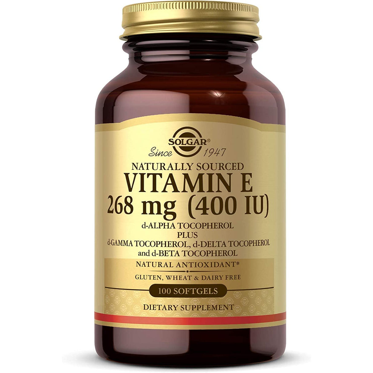 Witamina E Solgar Vitamin E 268 mg 400 IU Softgels 100 softgels - Sklep Witaminki.pl