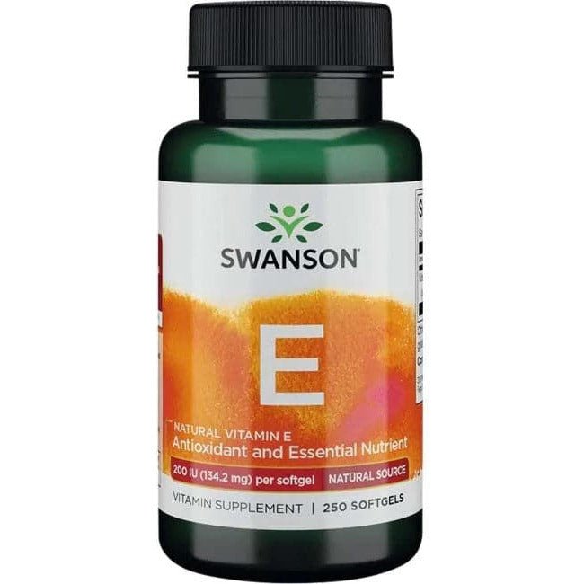 Witamina E Swanson Vitamin E 200 IU Natural 250 caps - Sklep Witaminki.pl