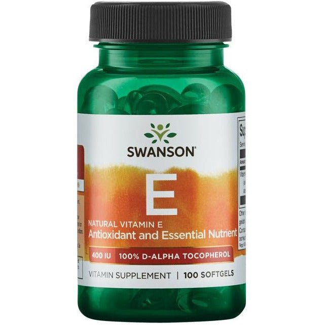 Witamina E Swanson Vitamin E 400 IU Natural 100 softgels - Sklep Witaminki.pl