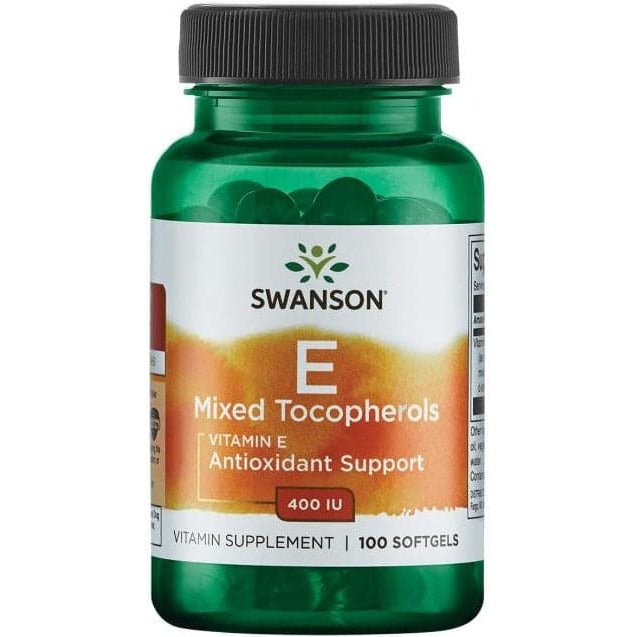 Witamina E Swanson Vitamin E Mixed Tocopherols 400 IU 100 softgels - Sklep Witaminki.pl