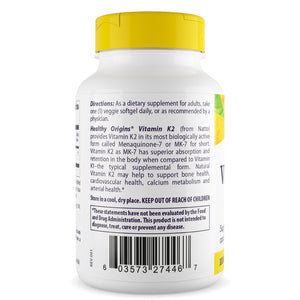 Witamina K2 Healthy Origins Vitamin K2 MK-7 100 mcg 180 softgels - Sklep Witaminki.pl