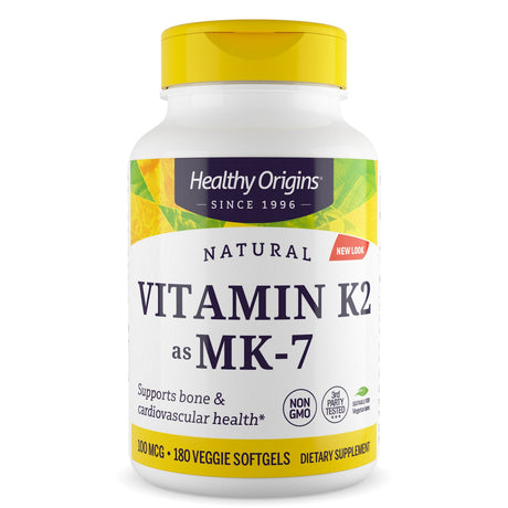 Witamina K2 Healthy Origins Vitamin K2 MK-7 100 mcg 180 softgels - Sklep Witaminki.pl