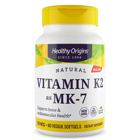 Witamina K2 Healthy Origins Vitamin K2 MK-7 100 mcg 60 softgels - Sklep Witaminki.pl
