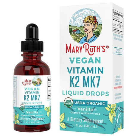 Witamina K2 MaryRuth Organics Vegan Vitamin K2 MK7 Vanilla 30 ml - Sklep Witaminki.pl