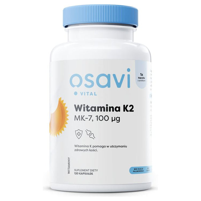 Witamina K2 Osavi Witamina K2 MK-7 100mcg 120 softgels - Sklep Witaminki.pl