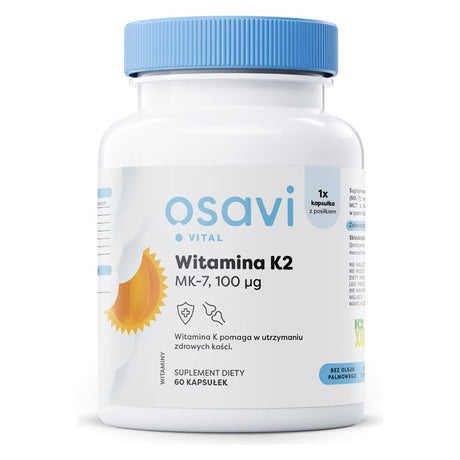 Witamina K2 Osavi Witamina K2 MK-7 100mcg 60 softgels - Sklep Witaminki.pl