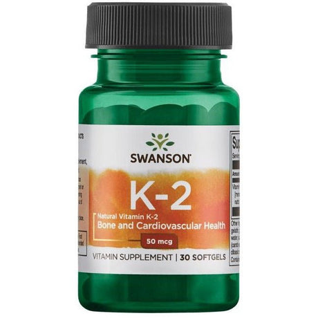 Witamina K2 Swanson Vitamin K-2- Natural 50 mcg 30 softgels - Sklep Witaminki.pl