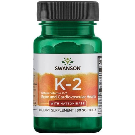 Witamina K2 Swanson Vitamin K2 with Nattokinase 30 gummies - Sklep Witaminki.pl