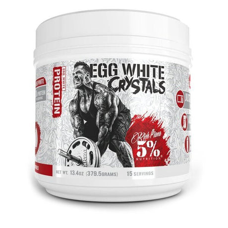 Witaminy i suplementy diety 5% Nutrition Egg White Crystals Unflavored 379 g - Sklep Witaminki.pl
