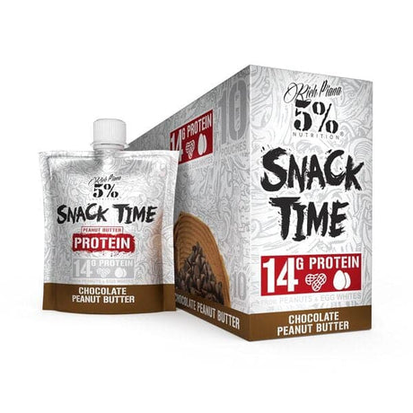 Witaminy i suplementy diety 5% Nutrition Snack Time 10 pouches Chocolate Peanut Butter - Sklep Witaminki.pl