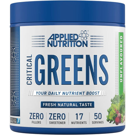 Witaminy i suplementy diety Applied Nutrition Critical Greens 250 g Unflavoured - Sklep Witaminki.pl