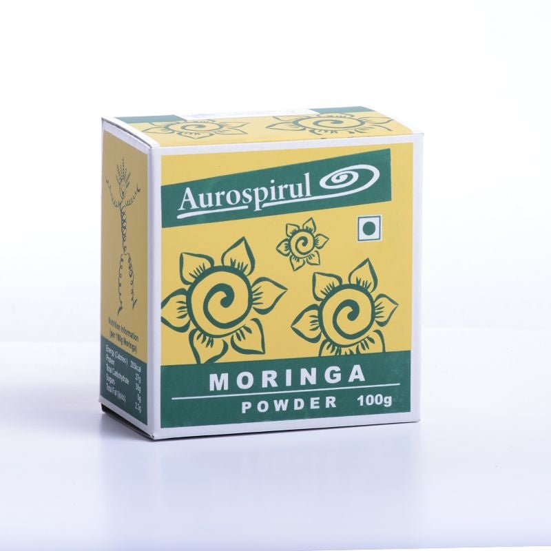 Witaminy i suplementy diety Aurospirul Moringa w proszku 100 g - Sklep Witaminki.pl