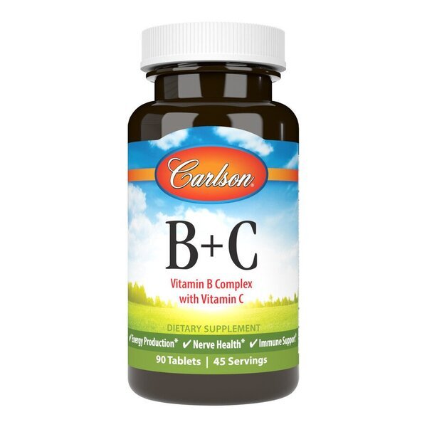 Carlson Labs B+C 90 tabs - Sklep Witaminki.pl