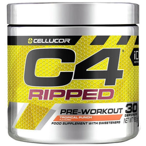 Witaminy i suplementy diety Cellucor C4 Ripped Tropical Punch 165 g - Sklep Witaminki.pl