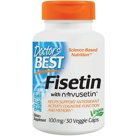 Witaminy i suplementy diety Doctor's BEST Fisetin with Novusetin 100 mg 30 vcaps - Sklep Witaminki.pl