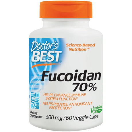Witaminy i suplementy diety Doctor's BEST Fucoidan 70% 300 mg 60 vcaps - Sklep Witaminki.pl