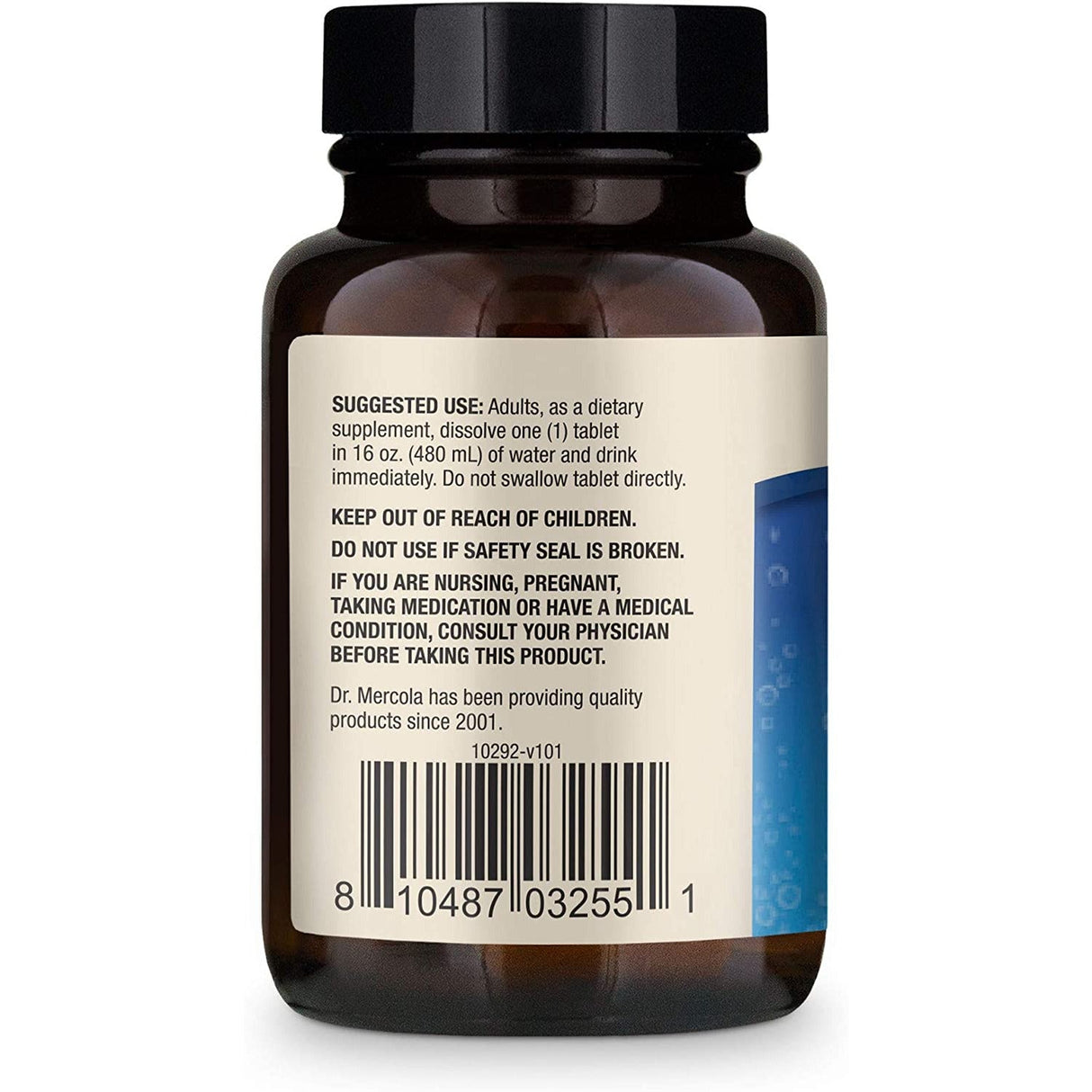 Witaminy i suplementy diety Dr. Mercola H2 Molecular hydrogen 30 tabs - Sklep Witaminki.pl