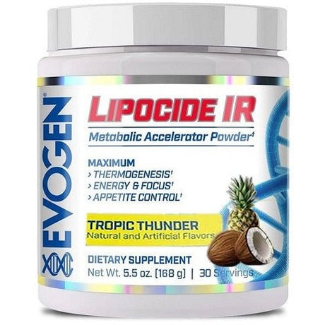 Witaminy i suplementy diety Evogen Lipocide IR Tropic Thunder 168 g - Sklep Witaminki.pl