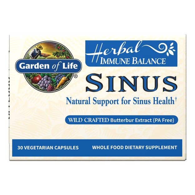 Garden of Life Immune Balance Sinus 30 vcaps - Sklep Witaminki.pl