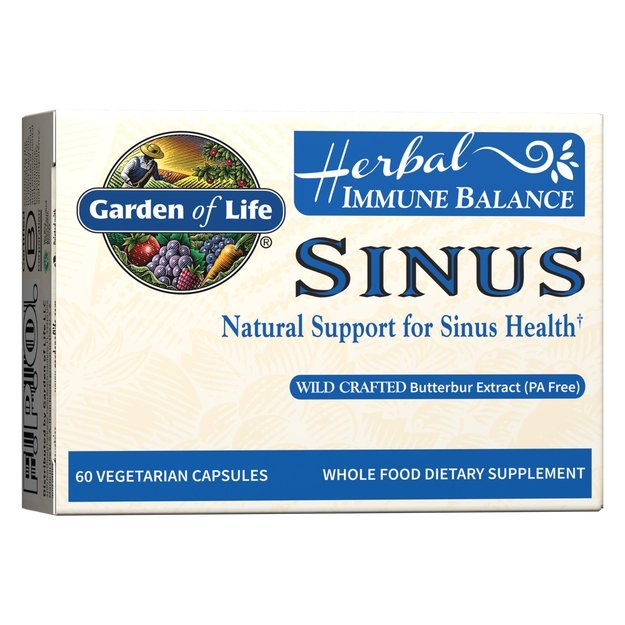 Witaminy i suplementy diety Garden of Life Immune Balance Sinus 60 vcaps - Sklep Witaminki.pl