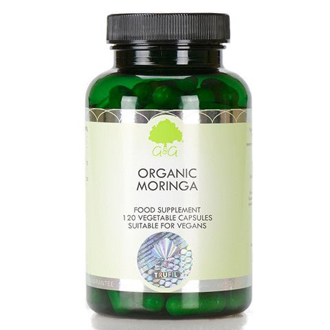 Witaminy i suplementy diety G&G Organic Moringa 120 caps - Sklep Witaminki.pl