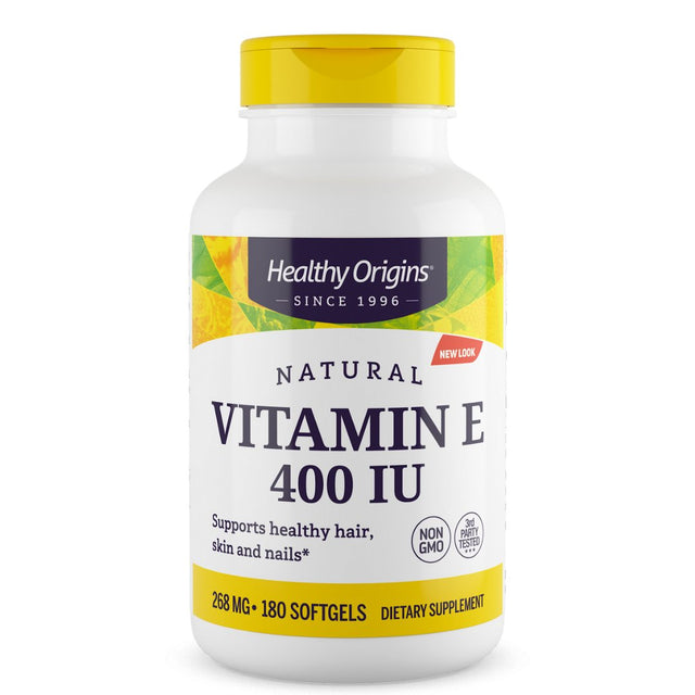 Witaminy i suplementy diety Healthy Origins Vitamin E 400 IU 180 softgels - Sklep Witaminki.pl