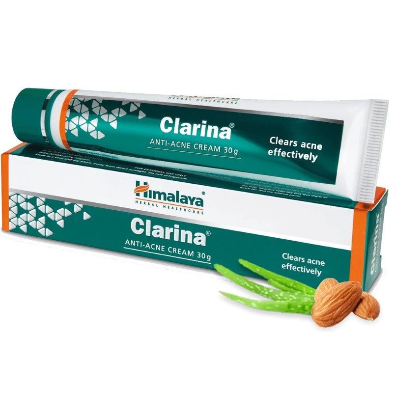 Witaminy i suplementy diety Himalaya Clarina krem na trądzik i wypryski 30 g - Sklep Witaminki.pl