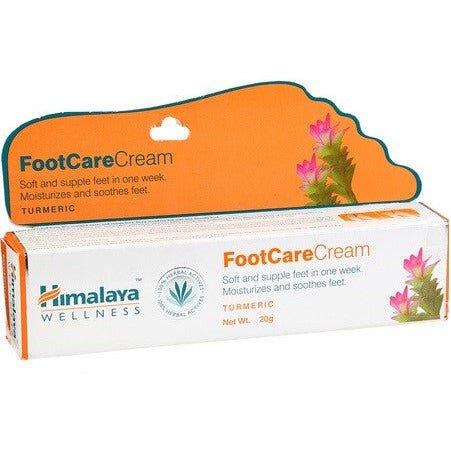 Witaminy i suplementy diety Himalaya Foot Care krem do stóp z kurkumą 20 g - Sklep Witaminki.pl