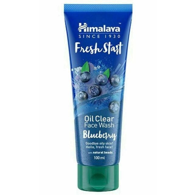 Witaminy i suplementy diety Himalaya Fresh Start Oil Clear Face Wash Blueberry 100 ml - Sklep Witaminki.pl