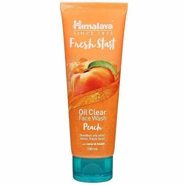 Witaminy i suplementy diety Himalaya Fresh Start Oil Clear Face Wash Peach 100 ml - Sklep Witaminki.pl