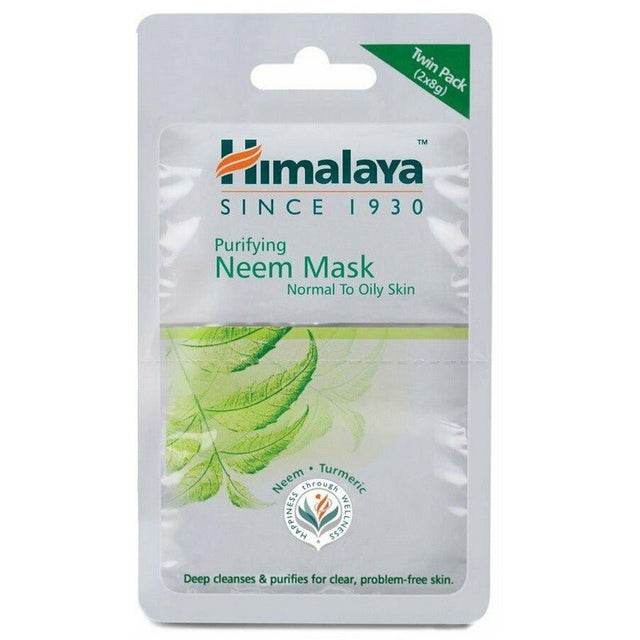 Witaminy i suplementy diety Himalaya Maska oczyszczająca do twarzy z neem 2x7.5 ml - Sklep Witaminki.pl