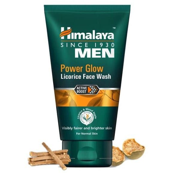 Witaminy i suplementy diety Himalaya Men Power Glow Licorice Face Wash 100 ml - Sklep Witaminki.pl