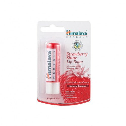 Witaminy i suplementy diety Himalaya Strawberry Shine Lip Balm 4.5 g - Sklep Witaminki.pl