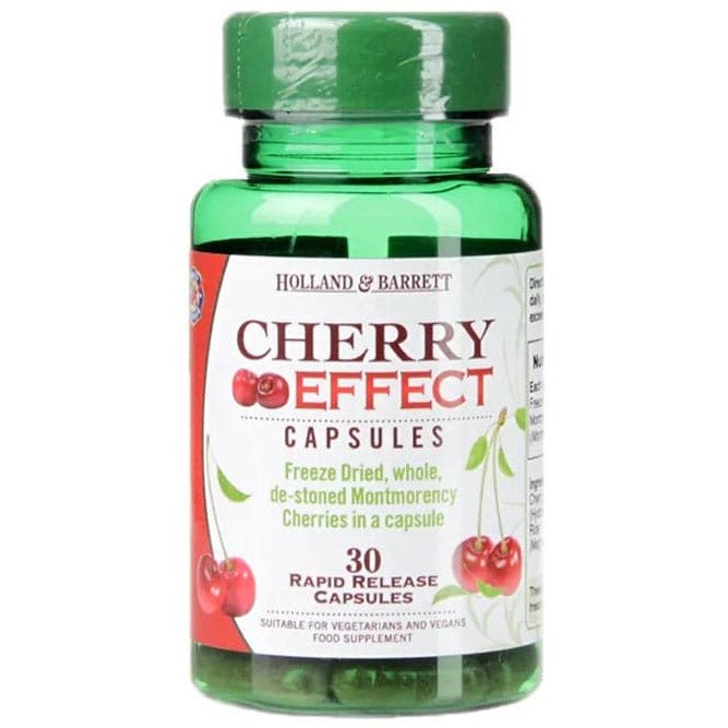 Witaminy i suplementy diety Holland & Barrett Cherry Effect 30 caps - Sklep Witaminki.pl