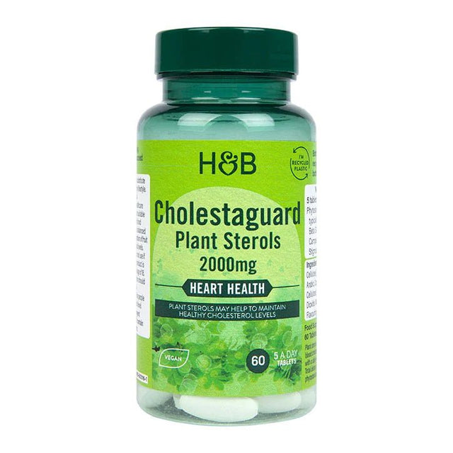 Witaminy i suplementy diety Holland & Barrett CholestaGuard Plant Sterols 2000mg 60 tabs - Sklep Witaminki.pl